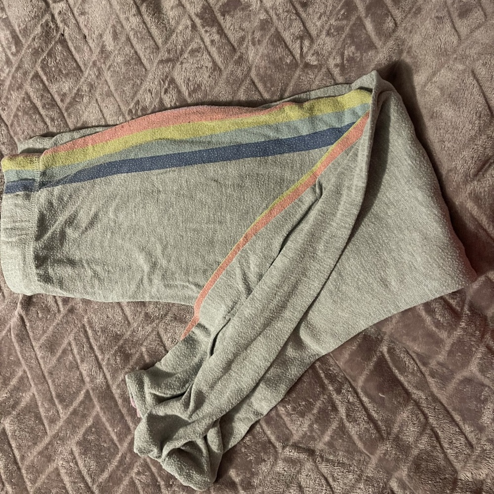 Lounge girls pants with stripe